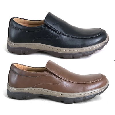 Men Casual Shoes Black | Brown CSA739M3